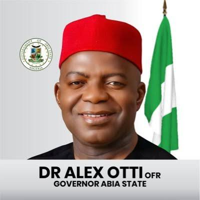 Official portrait of His Excellency Dr. Alex C. Otti, OFR, Governor of Abia State